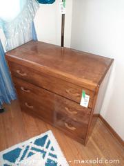 MaxSold Auction: Mid-century modern walnut chest of drawers - London (Ontario, Canada) PARTNER MANAGED Estate Sale Online Auction - Alayne Crescent