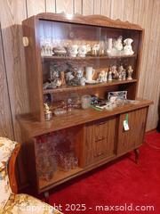 MaxSold Auction: Mid-century modern wood display cabinet hutch - London (Ontario, Canada) PARTNER MANAGED Estate Sale Online Auction - Alayne Crescent