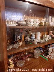 MaxSold Auction: Mid-century modern wood display cabinet hutch - London (Ontario, Canada) PARTNER MANAGED Estate Sale Online Auction - Alayne Crescent