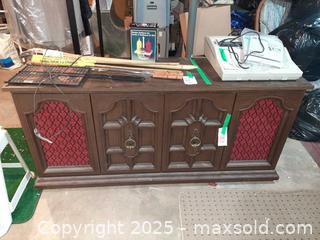 MaxSold Auction: Mid-century walnut stereo console - London (Ontario, Canada) PARTNER MANAGED Estate Sale Online Auction - Alayne Crescent