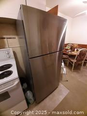 MaxSold Auction: Midea stainless steel top-freezer refrigerator - London (Ontario, Canada) PARTNER MANAGED Estate Sale Online Auction - Alayne Crescent