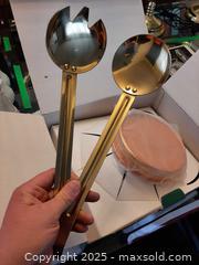 MaxSold Auction: *NEW* Copper Shoppe Surrey Collection salad bowl set with serving utensils - London (Ontario, Canada) PARTNER MANAGED Estate Sale Online Auction - Alayne Crescent