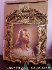 MaxSold Auction: *NEW* Ornate framed print of the "Head of Christ" painting by Warner Sallman - London (Ontario, Canada) PARTNER MANAGED Estate Sale Online Auction - Alayne Crescent