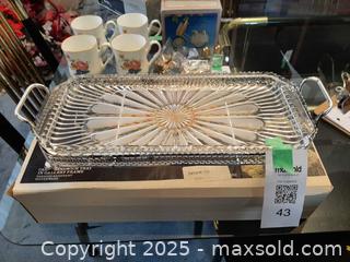 MaxSold Auction: *NEW* Royal Warwick silver-plated and glass serving dish - London (Ontario, Canada) PARTNER MANAGED Estate Sale Online Auction - Alayne Crescent