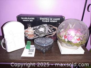 MaxSold Auction: *NEW* Silver-plated vanity set & more - London (Ontario, Canada) PARTNER MANAGED Estate Sale Online Auction - Alayne Crescent
