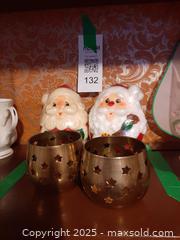MaxSold Auction: *NEW* Vintage Santa Candles & a set of brass star cutout candle holders - London (Ontario, Canada) PARTNER MANAGED Estate Sale Online Auction - Alayne Crescent