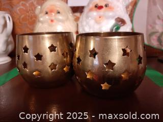 MaxSold Auction: *NEW* Vintage Santa Candles & a set of brass star cutout candle holders - London (Ontario, Canada) PARTNER MANAGED Estate Sale Online Auction - Alayne Crescent