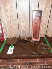 MaxSold Auction: *NEW* Wooden matchstick holder & Assorted brass  - London (Ontario, Canada) PARTNER MANAGED Estate Sale Online Auction - Alayne Crescent