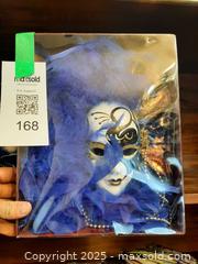 MaxSold Auction: Pair of Venetian-style masquerade masks - London (Ontario, Canada) PARTNER MANAGED Estate Sale Online Auction - Alayne Crescent