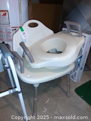 MaxSold Auction: Raised toilet seat with arms/shower commode chair & shower bench - London (Ontario, Canada) PARTNER MANAGED Estate Sale Online Auction - Alayne Crescent