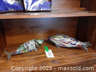MaxSold Auction: Set of Murano hand-blown art glass fish figurines - London (Ontario, Canada) PARTNER MANAGED Estate Sale Online Auction - Alayne Crescent