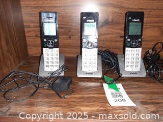MaxSold Auction: Set of VTech CS5119-2 DECT 6.0 cordless phones with a base and multiple handsets - London (Ontario, Canada) PARTNER MANAGED Estate Sale Online Auction - Alayne Crescent