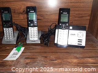 MaxSold Auction: Set of VTech CS5119-2 DECT 6.0 cordless phones with a base and multiple handsets - London (Ontario, Canada) PARTNER MANAGED Estate Sale Online Auction - Alayne Crescent