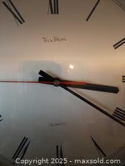 MaxSold Auction: Silver-toned "Tradition" brand quartz wall clock - London (Ontario, Canada) PARTNER MANAGED Estate Sale Online Auction - Alayne Crescent