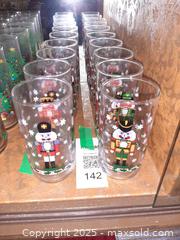 MaxSold Auction: Ten Libbey Christmas nutcracker drinking glasses - London (Ontario, Canada) PARTNER MANAGED Estate Sale Online Auction - Alayne Crescent