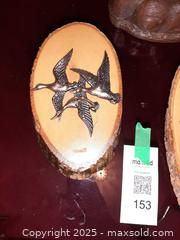 MaxSold Auction: Thorn Arts carved sculpture candle featuring an adult deer and a fawn and wall plaques - London (Ontario, Canada) PARTNER MANAGED Estate Sale Online Auction - Alayne Crescent