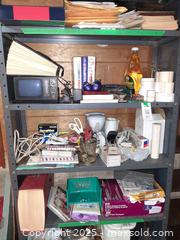 MaxSold Auction: Three shelves of assorted Office supplies  - London (Ontario, Canada) PARTNER MANAGED Estate Sale Online Auction - Alayne Crescent