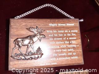 MaxSold Auction: Three vintage wooden plaques - London (Ontario, Canada) PARTNER MANAGED Estate Sale Online Auction - Alayne Crescent