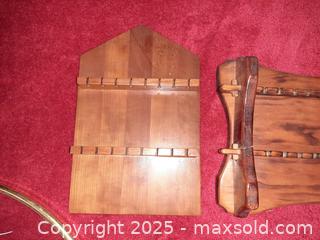 MaxSold Auction: Three wooden souvenir spoon display racks - London (Ontario, Canada) PARTNER MANAGED Estate Sale Online Auction - Alayne Crescent