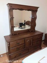 MaxSold Auction: Traditional wood dresser with a mirror - London (Ontario, Canada) PARTNER MANAGED Estate Sale Online Auction - Alayne Crescent