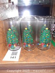 MaxSold Auction: Twelve Luminarc Noel Christmas Tree tumbler drinking glasses - London (Ontario, Canada) PARTNER MANAGED Estate Sale Online Auction - Alayne Crescent