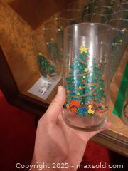MaxSold Auction: Twelve Luminarc Noel Christmas Tree tumbler drinking glasses - London (Ontario, Canada) PARTNER MANAGED Estate Sale Online Auction - Alayne Crescent