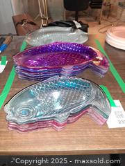 MaxSold Auction: Two vintage pressed glass fish-shaped serving dishes & more - London (Ontario, Canada) PARTNER MANAGED Estate Sale Online Auction - Alayne Crescent