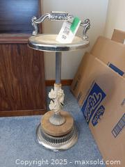 MaxSold Auction: Vintage Art Deco-style chrome and onyx standing ashtray or smoking stand - London (Ontario, Canada) PARTNER MANAGED Estate Sale Online Auction - Alayne Crescent