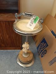MaxSold Auction: Vintage Art Deco-style chrome and onyx standing ashtray or smoking stand - London (Ontario, Canada) PARTNER MANAGED Estate Sale Online Auction - Alayne Crescent