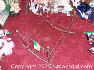 MaxSold Auction: Vintage brass doll bed - London (Ontario, Canada) PARTNER MANAGED Estate Sale Online Auction - Alayne Crescent