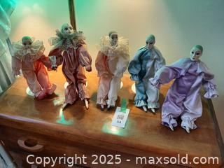 MaxSold Auction: Vintage collectible Pierrot or clown dolls - London (Ontario, Canada) PARTNER MANAGED Estate Sale Online Auction - Alayne Crescent
