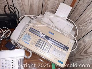 MaxSold Auction: Vintage fax machine, telephone, radio and small side table - London (Ontario, Canada) PARTNER MANAGED Estate Sale Online Auction - Alayne Crescent