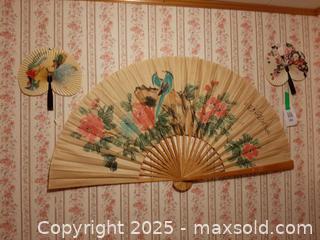 MaxSold Auction: Vintage hand-painted Asian folding wall fansVintage hand-painted Asian folding wall fans - London (Ontario, Canada) PARTNER MANAGED Estate Sale Online Auction - Alayne Crescent
