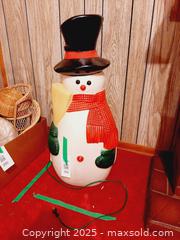 MaxSold Auction: Vintage TPI Plastics Snowman blow mold Christmas decoration - London (Ontario, Canada) PARTNER MANAGED Estate Sale Online Auction - Alayne Crescent
