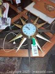 MaxSold Auction: Vintage Ingraham Starburst electric wall clock - London (Ontario, Canada) PARTNER MANAGED Estate Sale Online Auction - Alayne Crescent