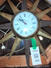 MaxSold Auction: Vintage Ingraham Starburst electric wall clock - London (Ontario, Canada) PARTNER MANAGED Estate Sale Online Auction - Alayne Crescent