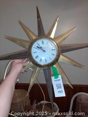 MaxSold Auction: Vintage Ingraham Starburst electric wall clock - London (Ontario, Canada) PARTNER MANAGED Estate Sale Online Auction - Alayne Crescent