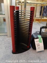 MaxSold Auction: Yorox portable AM/FM cassette player boombox and a vertical CD storage rack - London (Ontario, Canada) PARTNER MANAGED Estate Sale Online Auction - Alayne Crescent