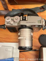 MaxSold Auction: Contax G1 35mm Film Camera with Zoom Lens  - Hope (British Columbia, Canada) SELLER MANAGED Estate Sale Online Auction -  Walnut Drive