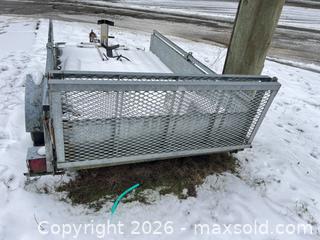 MaxSold Auction: Snowbear Open Utility Trailer system and a Condor Pit-Stop/Trailer Stop Motorcycle Wheel Chock.  - Hope (British Columbia, Canada) SELLER MANAGED Estate Sale Online Auction -  Walnut Drive