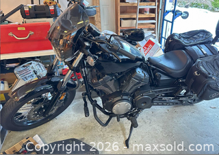 MaxSold Auction: 2020 Yamaha Bolt Motorcycle  - Hope (British Columbia, Canada) SELLER MANAGED Estate Sale Online Auction -  Walnut Drive