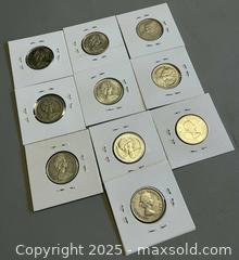 MaxSold Auction: (10) Collectible Canadian 25-Cent Coins (1960-1968) - Toronto (Ontario, Canada) PARTNER MANAGED Reseller Online Auction - Queen Street West