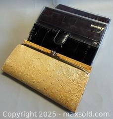 MaxSold Auction: (2) Pre-Loved Wallets (Bic-Star EEL Skin)  - Toronto (Ontario, Canada) PARTNER MANAGED Reseller Online Auction - Queen Street West