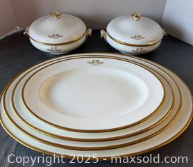 MaxSold Auction: (2) Vintage English Wedgwood Platters &#38; Lidded Tureens  - Toronto (Ontario, Canada) PARTNER MANAGED Reseller Online Auction - Queen Street West