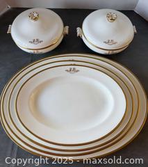 MaxSold Auction: (2) Vintage English Wedgwood Platters &#38; Lidded Tureens  - Toronto (Ontario, Canada) PARTNER MANAGED Reseller Online Auction - Queen Street West