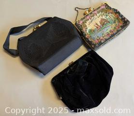 MaxSold Auction: (3) Vintage Pre-Loved Evening Purses - Toronto (Ontario, Canada) PARTNER MANAGED Reseller Online Auction - Queen Street West