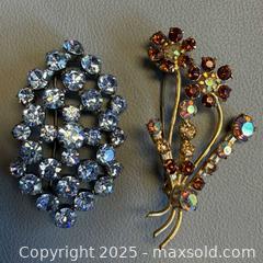 MaxSold Auction: (5) Vintage Signed / Austrian Brooches  - Toronto (Ontario, Canada) PARTNER MANAGED Reseller Online Auction - Queen Street West