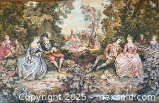 MaxSold Auction: Antique Belgian Wall Hanging Victorian Tapestry - Toronto (Ontario, Canada) PARTNER MANAGED Reseller Online Auction - Queen Street West