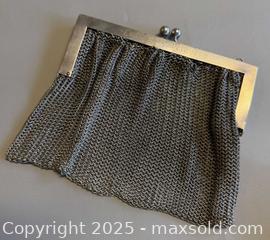 MaxSold Auction: Antique German Silver Mesh Purse - Marked  - Toronto (Ontario, Canada) PARTNER MANAGED Reseller Online Auction - Queen Street West