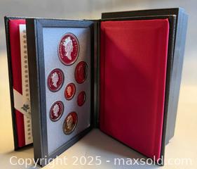 MaxSold Auction: Canada 1990 Royal Canadian Mint Coin Set in Original Leather Case - Toronto (Ontario, Canada) PARTNER MANAGED Reseller Online Auction - Queen Street West